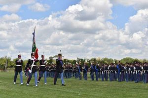 Roma - Cerimonia con bandiera di guerra dell'esercito