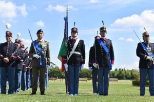 Roma - Cerimonia con il comandante della brigata di formazione