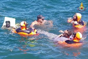 Palermo - Vigili del fuoco - Soccorso in mare