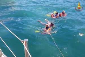 Palermo - Vigili del fuoco - Soccorso in mare