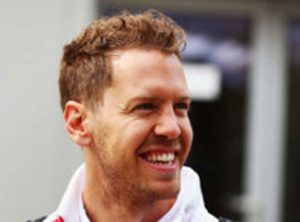 Il pilota della Ferrari Sebastian Vettel