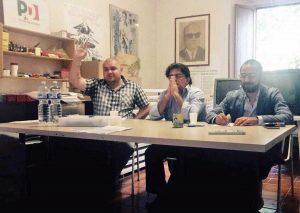 Claudio Mancini con Zeppa ed Egidi