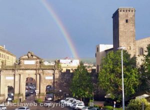 Viterbo - L'arcobaleno dopo il temporale