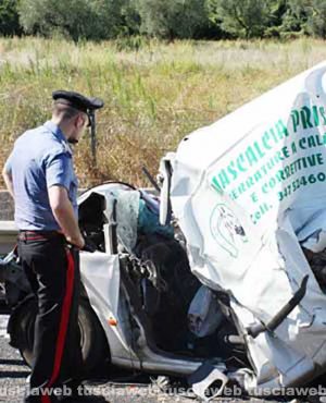 Lo schianto mortale sulla superstrada Terni-Orte