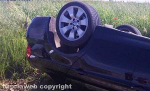 Montefiascone - L'incidente sulla Ss 71