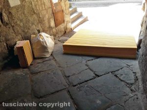 Viterbo - Materasso in via degli Scalzi