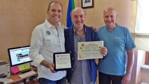 Montalto di Castro - Da sinistra: Caci, Santinelli e Sisti