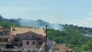Incendio a Orte