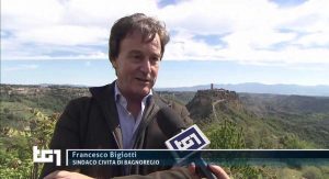 Il servizio del Tg1 su Civita di Bagnoregio - Il sindaco Bigiotti