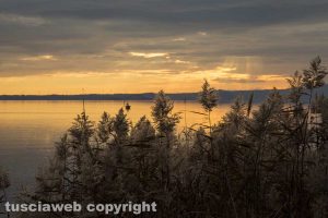 Bolsena - Il tramonto sul lago