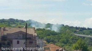 Incendio a Orte