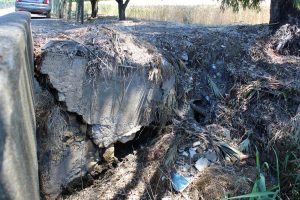 Lo scarico scoperto dalla capitaneria di porto