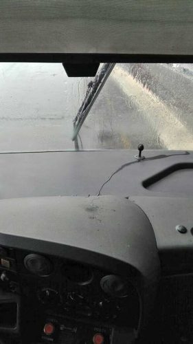 Piove dentro i bus Francigena 