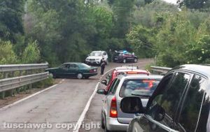 Viterbo - Incidente sulla Sammartinese