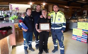 L'inaugurazione del locale che era stato distrutto dal sisma