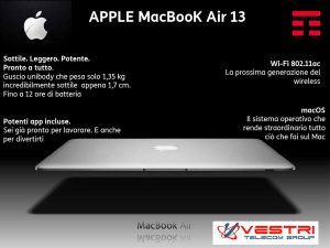 Apple MacBook AIR per chi attiva una NUOVA linea fissa TIM