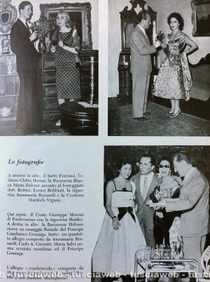 1957 - La baronessa Hubner nella rivista Valigia diplomatica