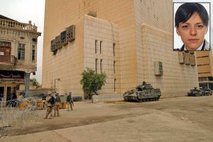 Iraq - Baghdad - Nel riquadro Anna Patrono, maggiore dei carabinieri