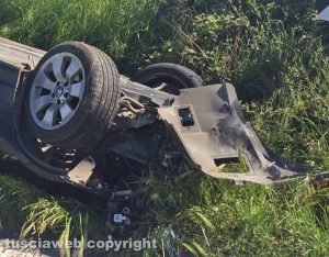 Montefiascone - L'incidente sulla Ss 71