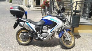 Fabrica di Roma - Una moto della polizia locale