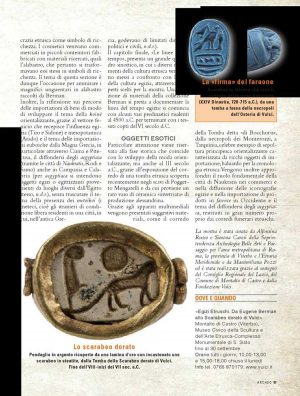 La mostra di Montalto "Etgizi Etruschi" sulle pagine di Archeo