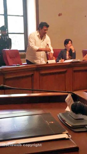 Viterbo - L'intervento di Palozzi in consiglio provinciale 