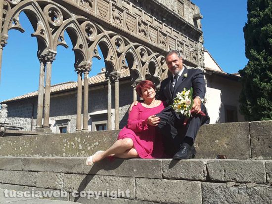 Bruno e Claudia sposi a Viterbo