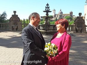 Bruno e Claudia sposi a Viterbo