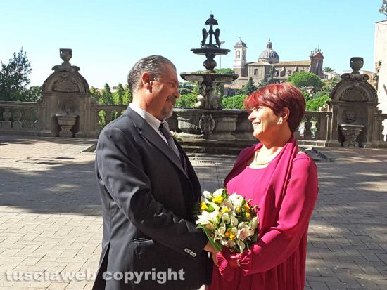 Bruno e Claudia sposi a Viterbo