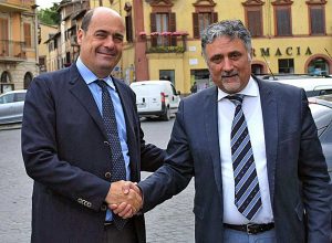 Ronciglione - Nicola Zingaretti e Alessandro Giovagnoli