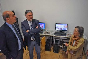 Nicola Zingaretti in visita a Ronciglione