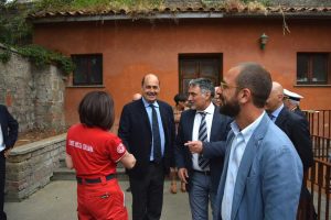 Nicola Zingaretti in visita a Ronciglione