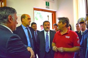 Nicola Zingaretti in visita a Ronciglione