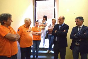 Nicola Zingaretti in visita a Ronciglione