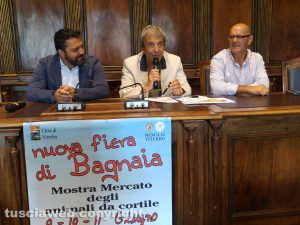 La conferenza stampa di presentazione della "Nuova fiera di Bagnaia"
