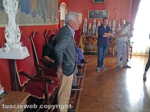Viterbo - Comune - L'incontro di Michelini con i tifosi gialloblù