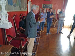 Viterbo - Comune - L'incontro di Michelini con i tifosi gialloblù