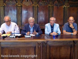 Viterbo - Comune - La conferenza stampa sugli impianti sportivi