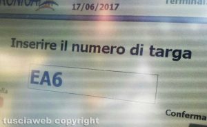 Capodimonte - Tagliando del parcheggio personalizzato