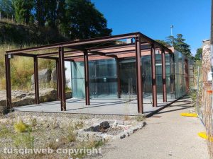Viterbo - Il centro servizi chiuso a valle Faul
