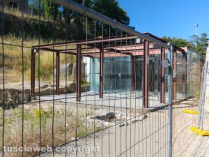 Viterbo - Il centro servizi chiuso a valle Faul