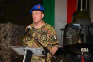 Il generale di brigata Giancarlo Mazzieri