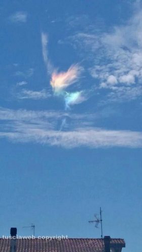 Grotte di Castro - Colori particolari nel cielo