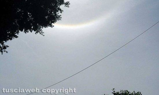 Calcata - Un arcobaleno a testa in giù