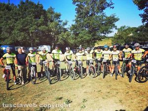 Il Mtb club Viterbo alla Granfondo di Tarquinia
