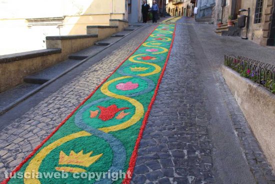 Canepina - Infiorata in occasione di Santa Corona