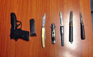 Rapina in un bar in provincia di Rieti - Le armi sequestrate dai carabinieri