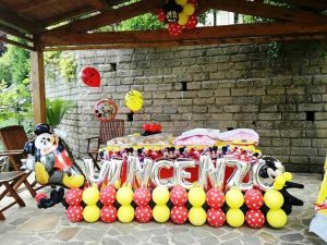 Un allestimento di Jessica Venturini di Vilù Balloon art e party decoration