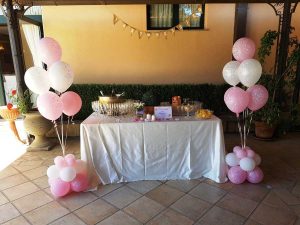 Un allestimento di Jessica Venturini di Vilù Balloon art e party decoration