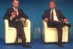 Roma - Lando Maria Sileoni e Jean Pierre Mustier